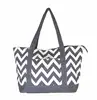 blank elegant korean average canvas tote bag with outside pockets