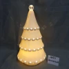 2019 Latest Christmas Decor Tree Hollowing Out Ceramic Light Christmas decoration