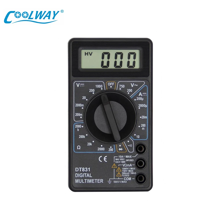 Best Quality China Professional Standard Digital Multimeters,Multimeter Voltmeter Resistor Current Multifunction AC DC Tester