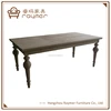 Antique Solid Oak Wood Top Dining Table and Chair
