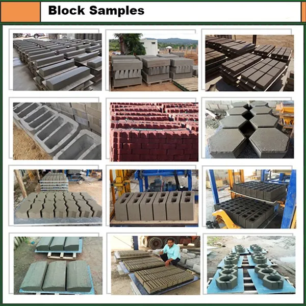 qt40-3 moving block machine block small maching