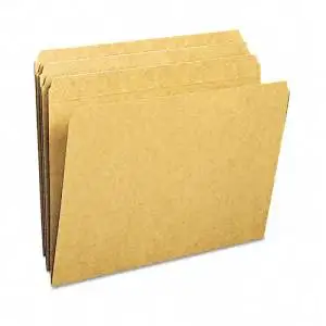 Smead : Kraft File Folders, Straight Cut, Reinforced Top Tab, Letter, Brown, 100/Box -:- Sold as 2 Packs of - 1 - / - Total of 2 Each