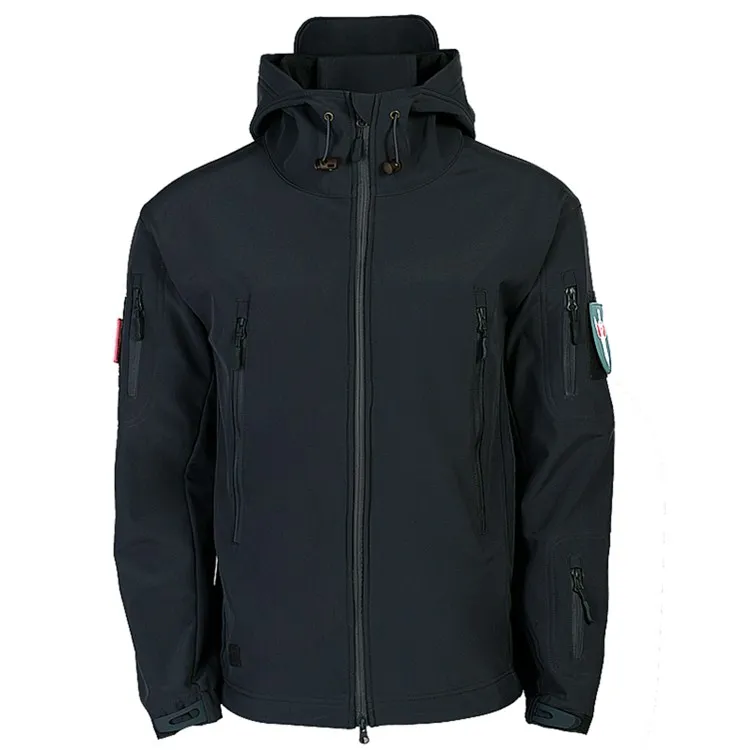 black softshell jacket