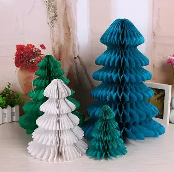 wholesale honeycomb paper hanging christmas tree christmas decorations paper craft - Hanging Christmas Decorations wholesale honeycomb paper hanging christmas tree christmas decorations paper craft - Hanging Christmas Decorations