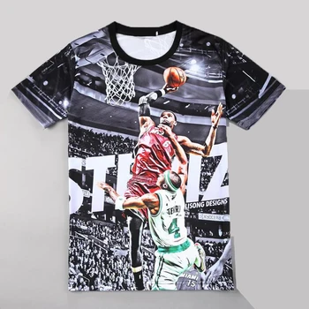 New Design Wholesale Custom Basketball Sublimation Printing Men T Shirt ...
