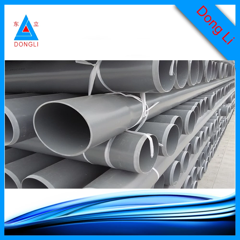 Iso4422 Unplasticized Pvc Pipe Water Supply Pipe Dn160 Dn200 For Sale