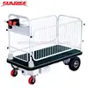 Electric Hand Truck With Wire Fence For Warehousing Materials Handling