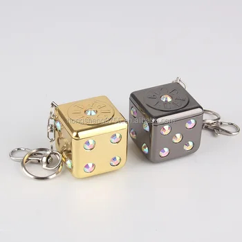 mini dice keychain