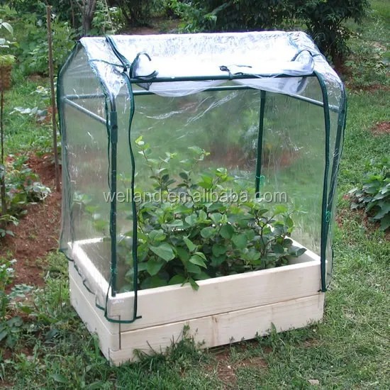 Raised Garden Beds With Mini Greenhouse Cover Buy Garden Mini