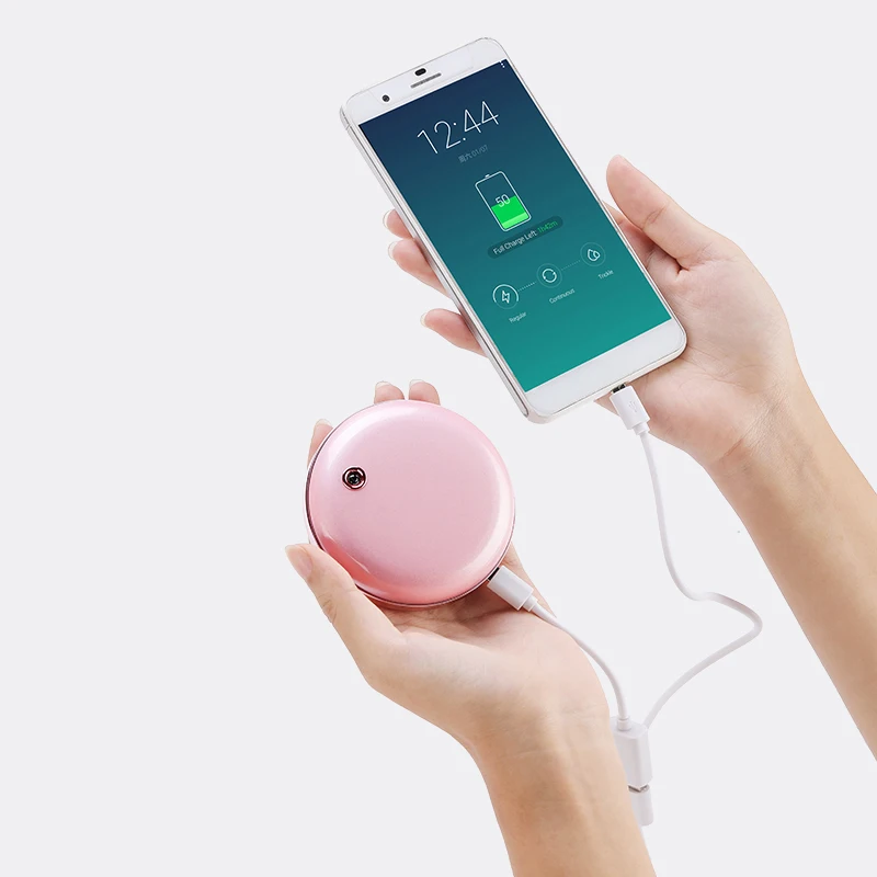 Usb Rechargeable Hand Warmer 2 In 1 Multifunction Power Bank External