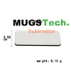 Sublimation Hardboard Name Badge MDF with Pin Rectangle