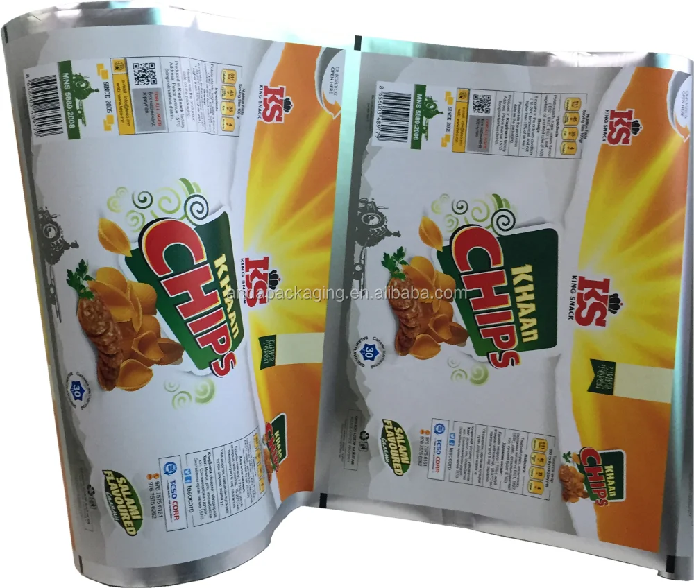 Fried Chips Packaging Plastic Bag/laminated Material Snack Food