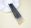 High Quality For Fine Painting And Detailing Round Pointed Tip Artist Paint Brushes