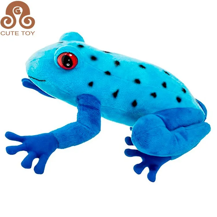 blue frog stuffed animal