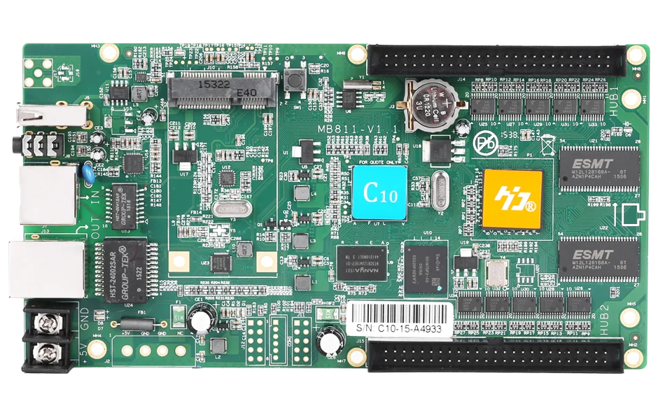 Hd Linsn Led Display Control Card Full Color C10 Led Matrix Controller