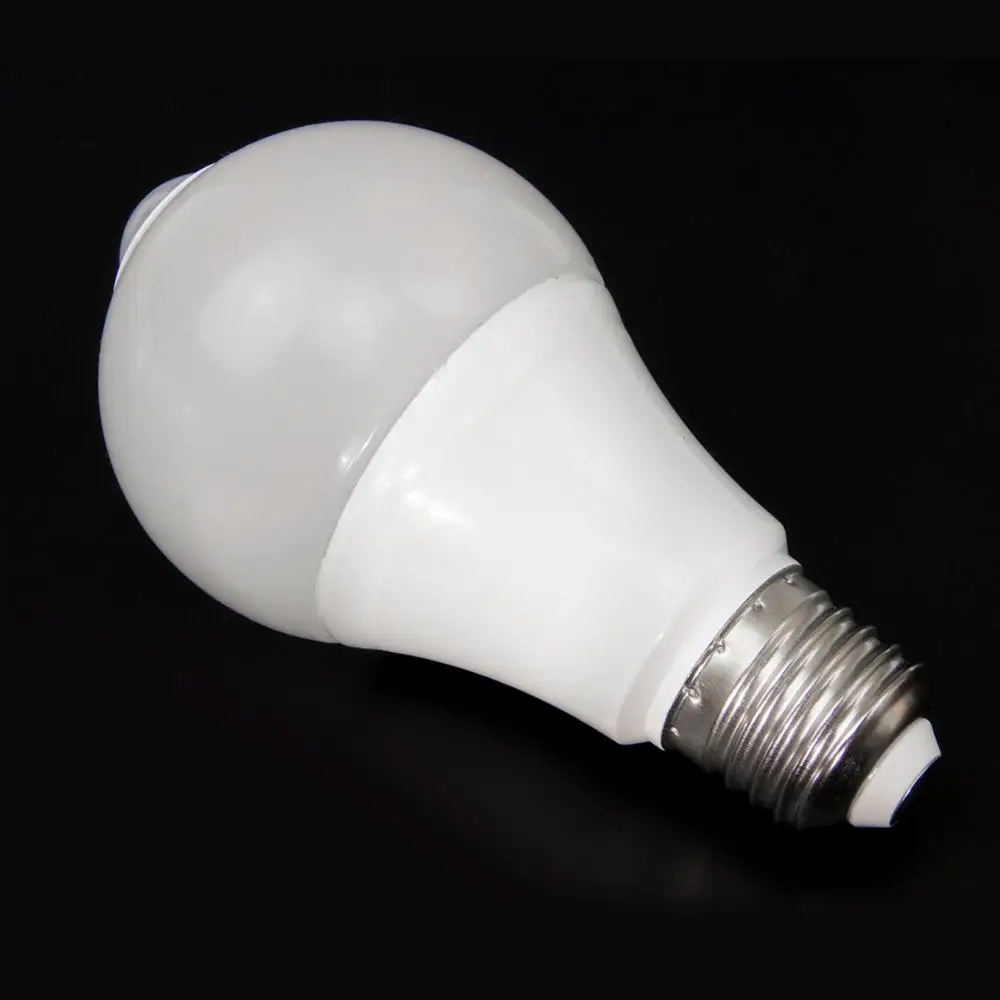 CF GROW Led IR Infrared Sensor Motion Light Bulb E27 7W Auto Smart Led Motion Detecting Light Lamp