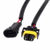 2pin H8 H9 H11 wiring harness socket car wire connector cable