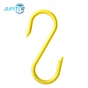 Yellow 250mm length plastic coated s shape hook