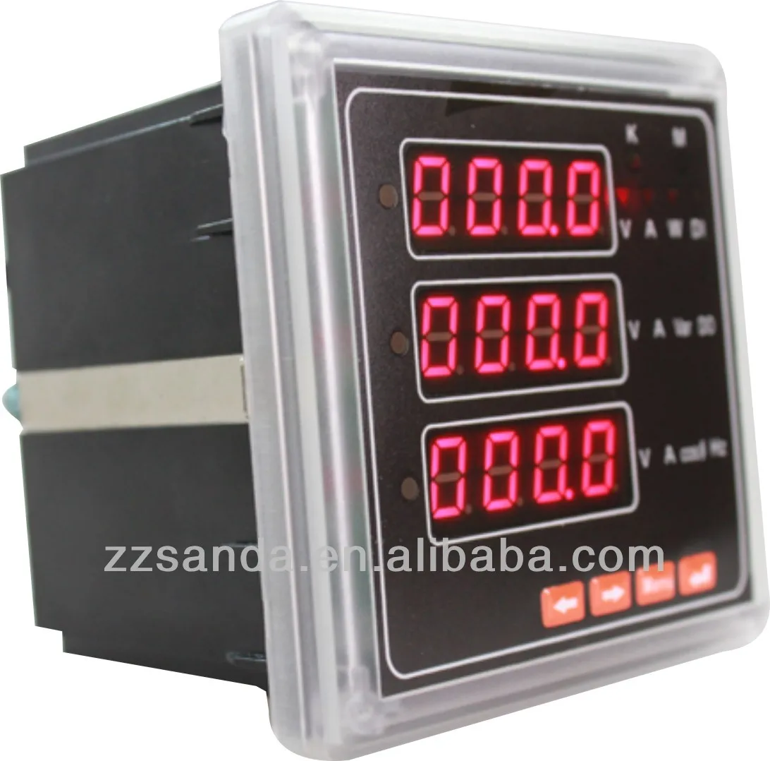 Ce Led Digital Energy Meter Rs485 Modbus Multifunction Power Meter