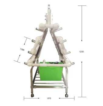 Skyplant Comercial Nft Canalones De Cultivo Hidropónico Kit Para Las