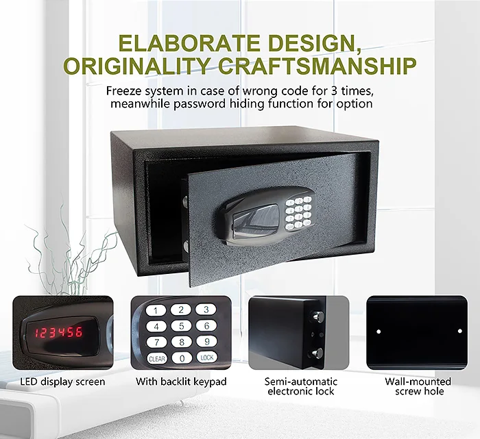 Smart Money Safe Box For Hotel /hotel Safe Keeping Box Buy Money Safe