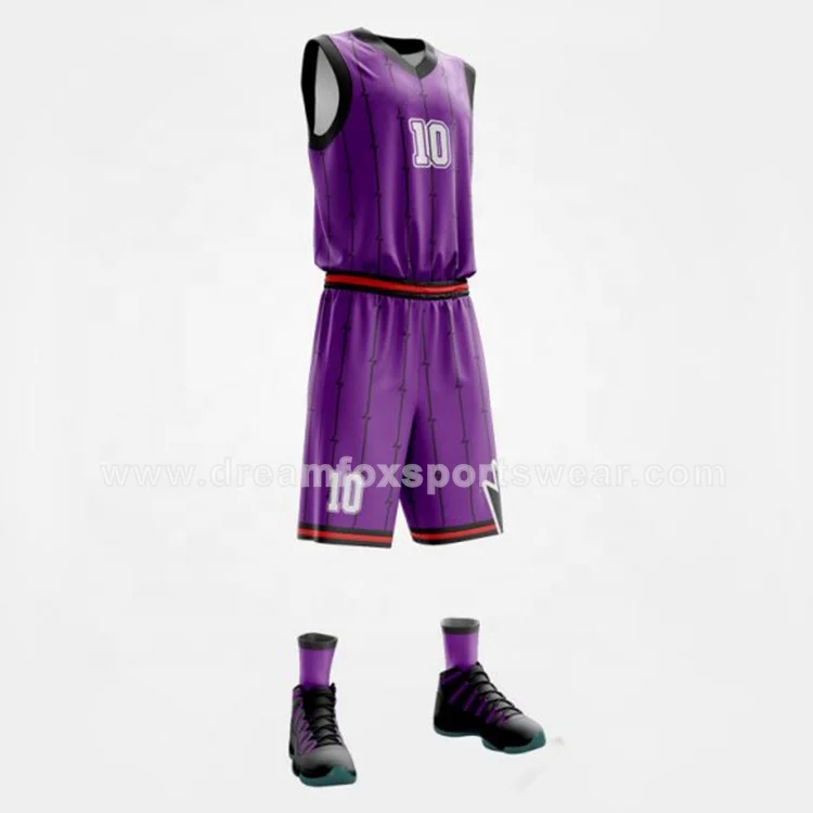 purple basketball shorts