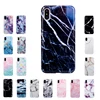 Hotsale IMD Printing TPU Soft Glossy Smooth Marble Grain Phone Cover For iPhone X Case
