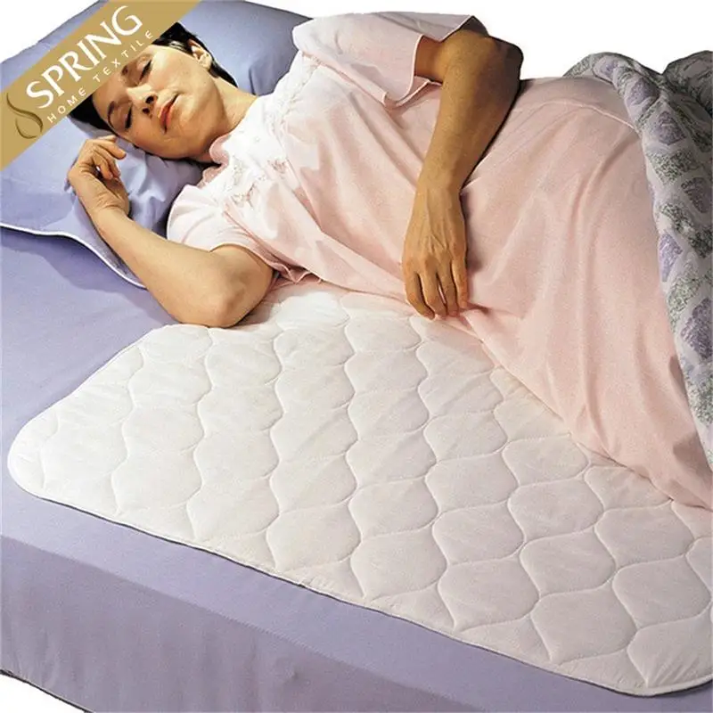 Urine Absorbent Reusable Washable Adult Incontinence Bed Pad Underpads