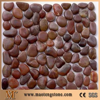 Colored Garden Landscaping Design Red River Pebble Stone Flooring Colored Garden Landscaping Design Red River Pebble Stone Flooring