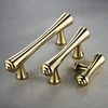 Pastoral European furniture cabinet wardrobe drawer handle and knob black pvd gold knob bronze C-1771
