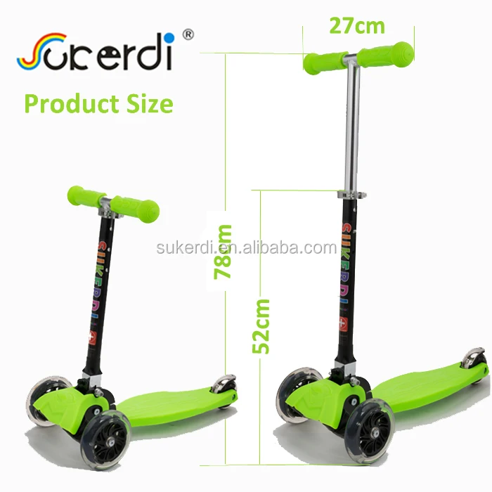 New 3 Wheel Mini Maxi Folding Flicker Kick N Go Foot Pedal Hs Code