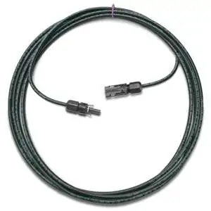 20ft. Solar Cable XLPE insulated #10 PV cable extension with MC4 Female and Male connectors