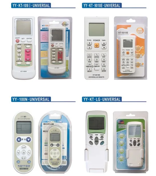 Kt109 Universal Air Conditioner Remote Control With Competitive Price