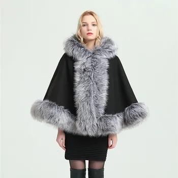 fox fur cape