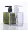 250ml 450ml Thick Wall Square Shape Plastic Empty Cosmetic Lotion Pump Petg Bottle