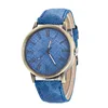 Luxury Denim Roman Digital Watches Quartz Watches Retro Pointer For Men And Women Wristwatch
