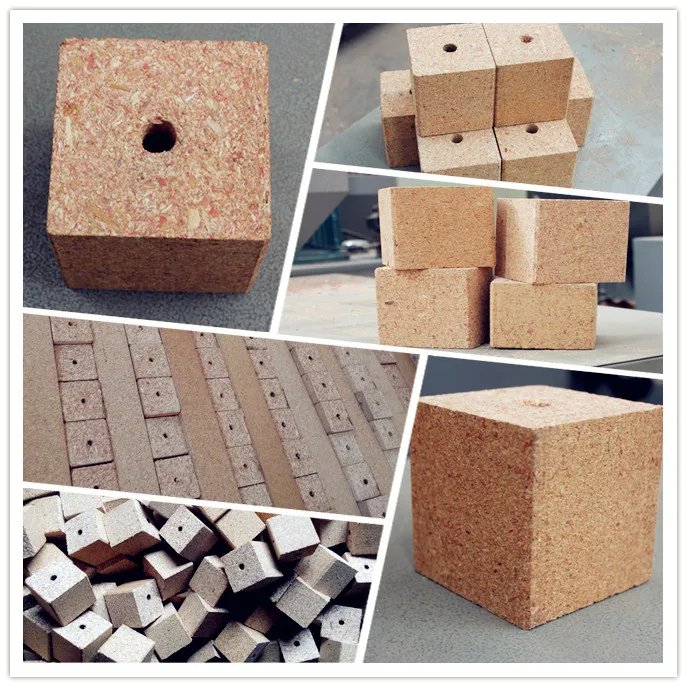 Compressed Wood Chip Blocks Used For Pallet Bottom Buy Wooden Blocks