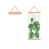 Creative wood poster hanger all style wood magnet poster hanger teak wood painting hanger