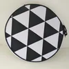 Round geometric pattern sponge cushion