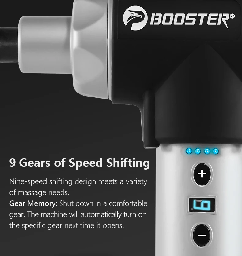 Booster Pro 2 Percussion massager Deep Muscle Stimulator Therapy Gun 9 speedsNEW 