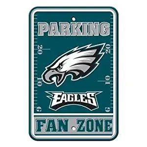 Philadelphia Eagles NFL "Fan Zone" Parking Sign 12" x 18" by BSI