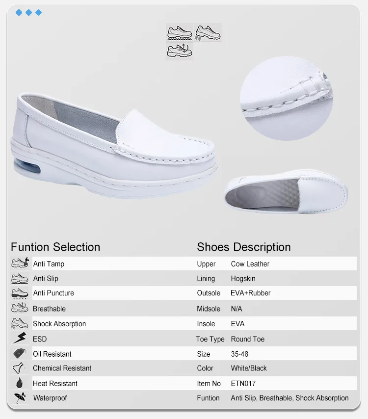 Zapatos Blancos Baratos De Verano Para Mujer,Zapatillas De Enfermera Y  Doctor - Buy Zapatos De Médico Y Enfermera,Zapatos Blancos Para Enfermera Y  Médico,Sandalias Blancas Populares De Moda Para Enfermera De Microfibra  Blanca