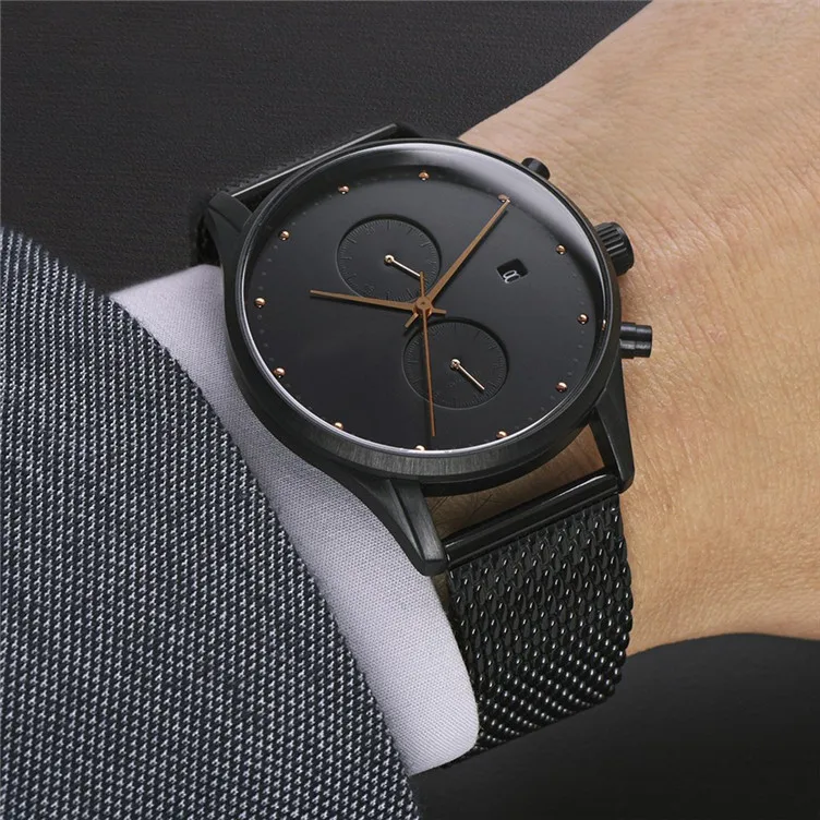Western Luxury All Stainless Steel Automatic Mechanical Watch ...