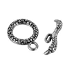 Anti-silver Zinc metal Retro Gothic OT Buckle with Eagle Claw charms fittings