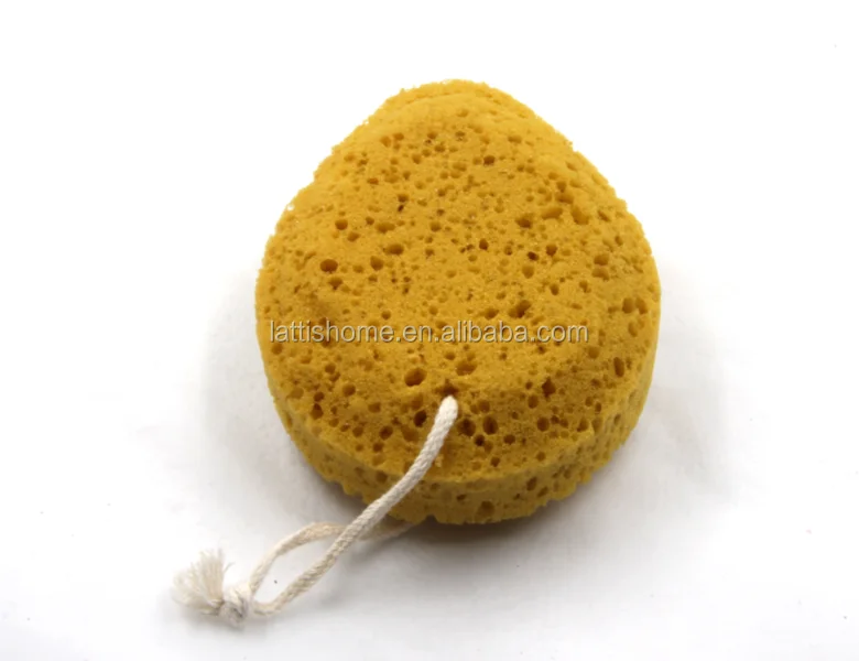 Red Star Sponge / Natural Harmless Star Shape Cellulose Shower Puff