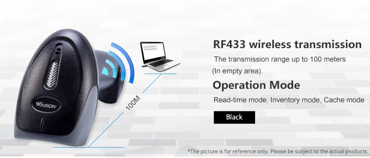 WINSON WNI-5013/V 1D&2D Wireless QR Handheld Barcode Scanner Code Reader