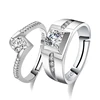 Online Jewelry 925 Silver Planting Wedding Zircon Ring Rings Jewelry Women