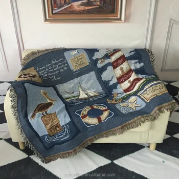 Cotton Tapestry Woven Decorative Thick Sofa Throw Blanket Cotton Tapestry Woven Decorative Thick Sofa Throw Blanket