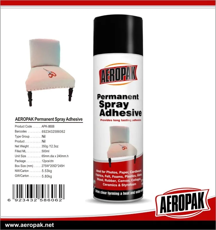 Aeropak Super Glue Spray Strong Adhesive Force 500ml