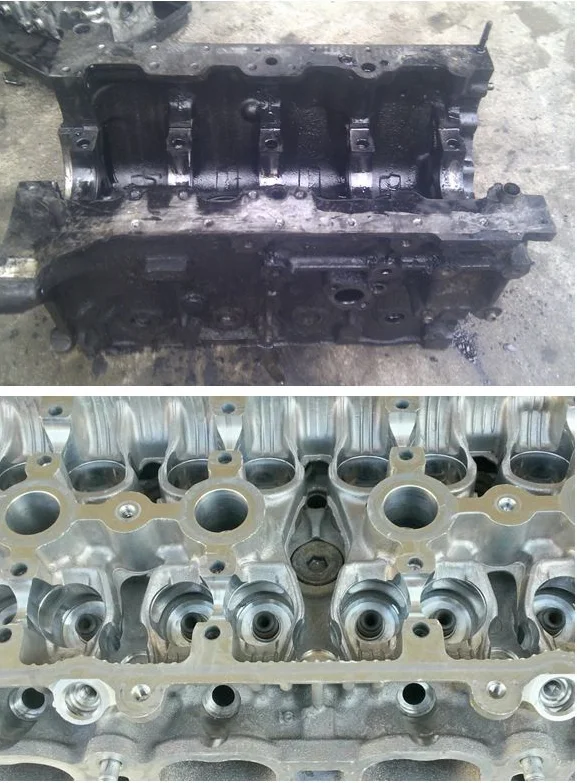 Solvent Cylinder Head Ultrasonic Cleaning Machine 28k With Oil Skimming